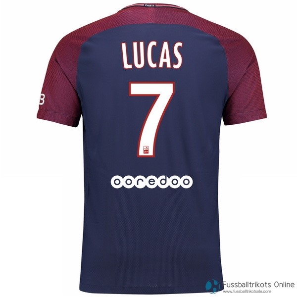 Paris Saint Germain Trikot Heim Lucas 2017-18 Fussballtrikots Günstig